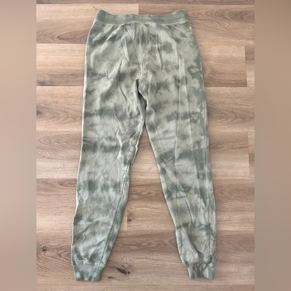 Old Navy Green Tie-Dye Jogger Sweatpants, Unisex, Size S Tall | Like New - Picture 9 of 9
